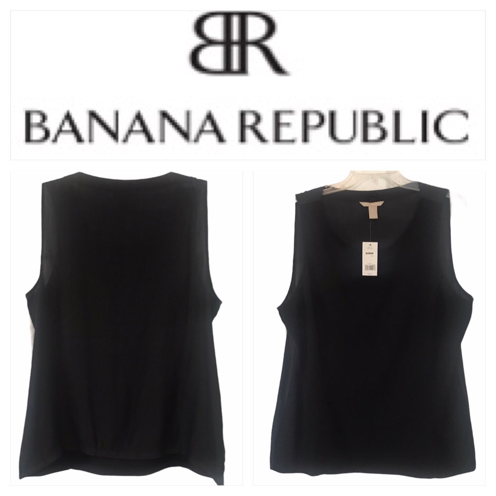 Banana Republic sheer back tank top
